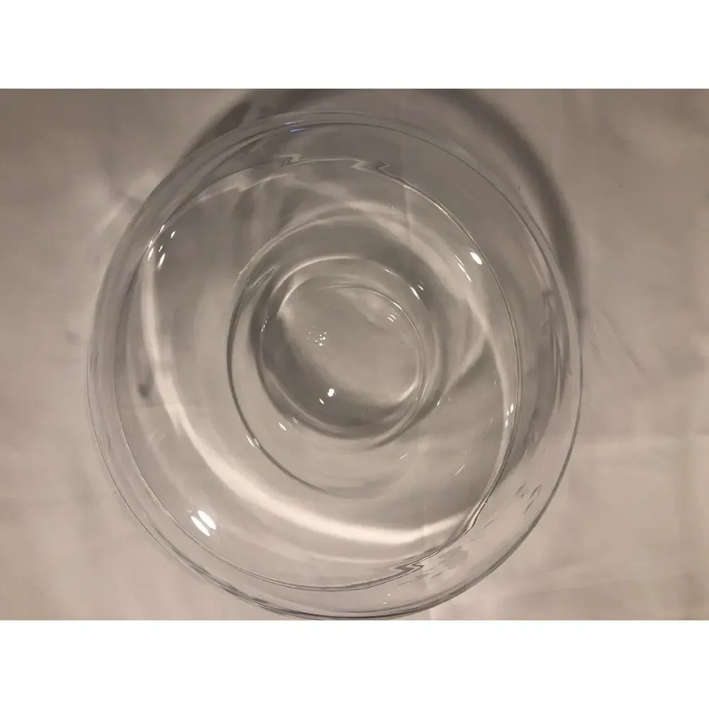 Princess House Heritage Crystal Glass Chip and Dip Large Bowl Dish 11 1/4”no Box